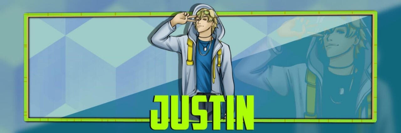Justin banner